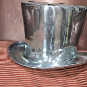 Silver Top Hat Ice Bucket